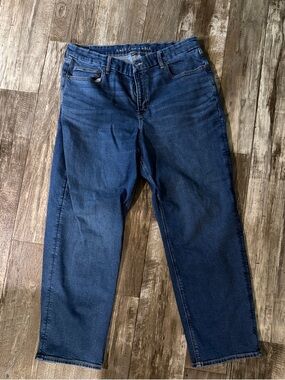 American Eagle Outfitters Women’s Straight Jeans - Indigo Blue